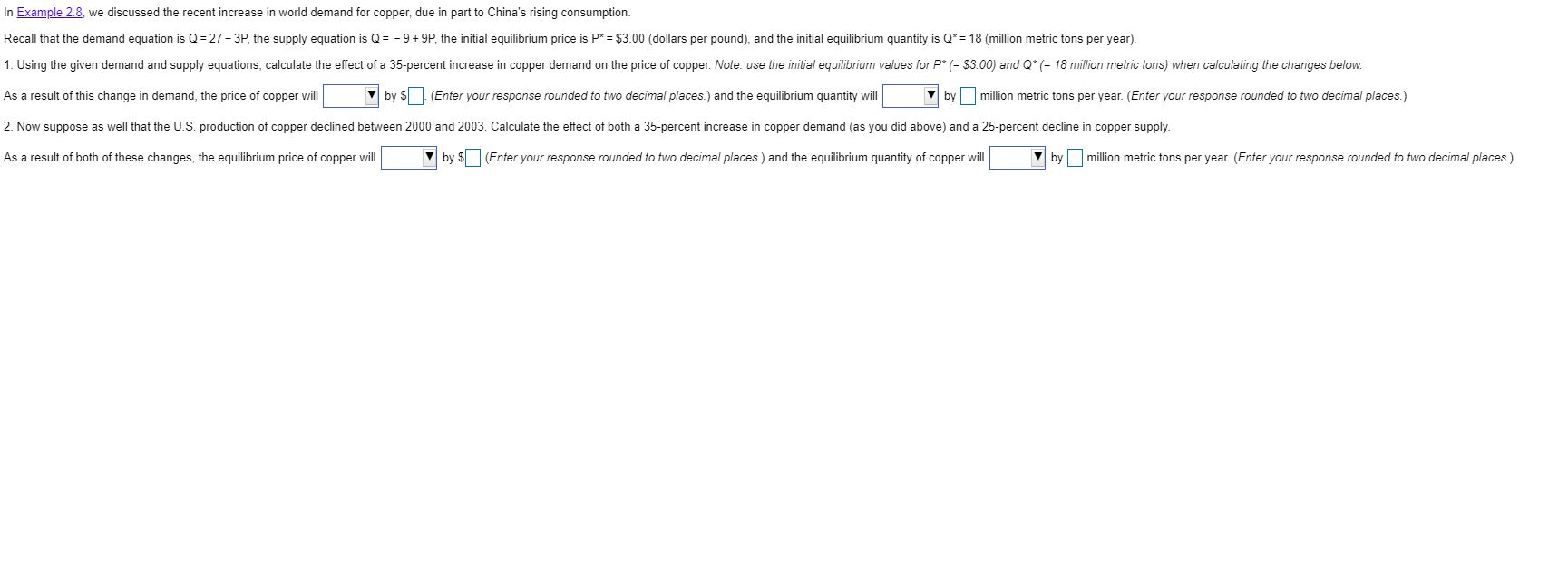 Solved In Example 2.8, we discussed the recent increase in | Chegg.com