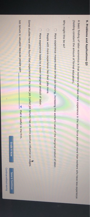 Solved 8. Problems and Applications Q2 As explained in | Chegg.com