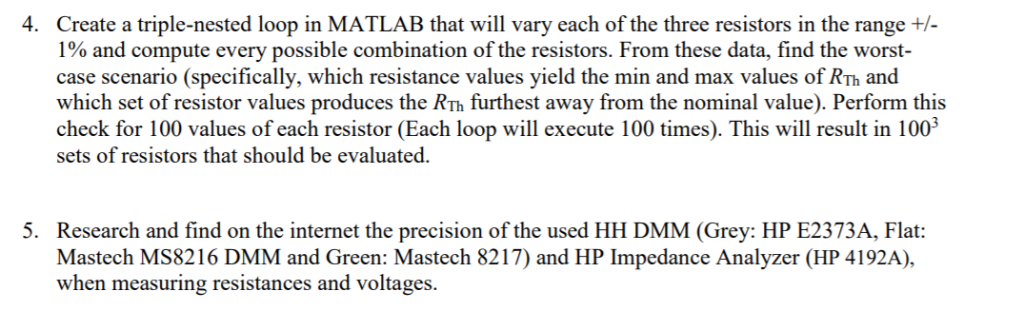 4. Create a triple-nested loop in MATLAB that will | Chegg.com