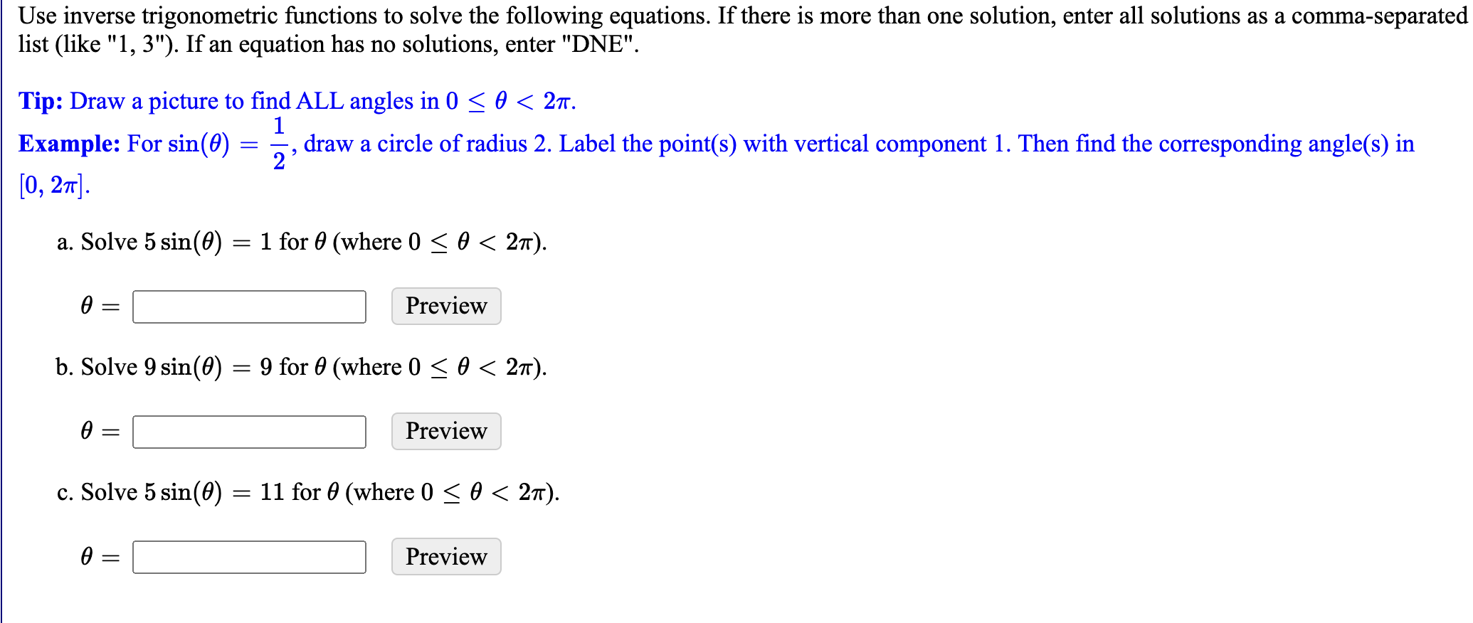 4.9 more inverse trigonometric functions homework answers