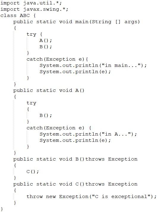 Solved Go to ABC java code below and edit the ABC class. | Chegg.com