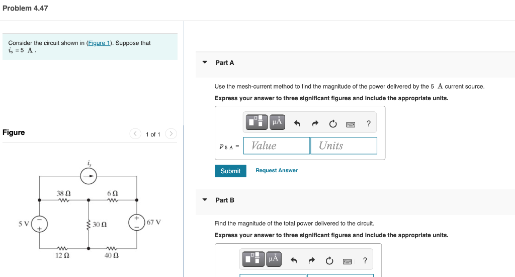 Solved Problem 4.47 Consider the circuit shown in (Figure | Chegg.com