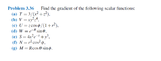 Problem 3 33 Transform The Vector A E Sine Coso Chegg Com