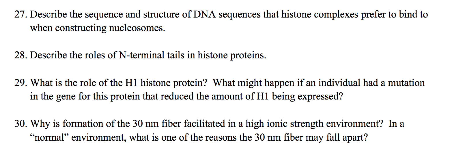 Solved 27. Describe the sequence and structure of DNA | Chegg.com