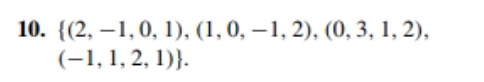 Solved For Problems 1-10, determine whether the given set of | Chegg.com