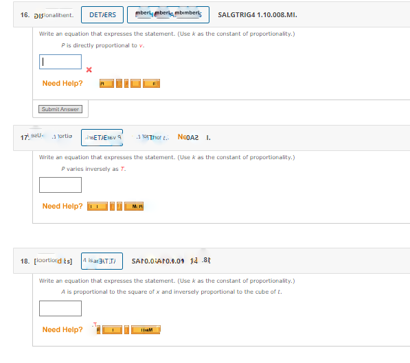 Solved Write An Equation That Expresses The Statement. (Use | Chegg.com