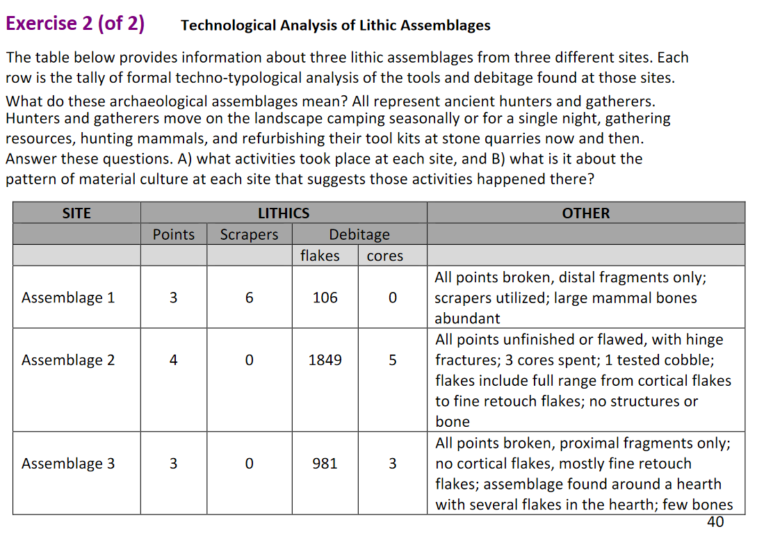 solved-exercise-2-of-2-technological-analysis-of-lithic-chegg