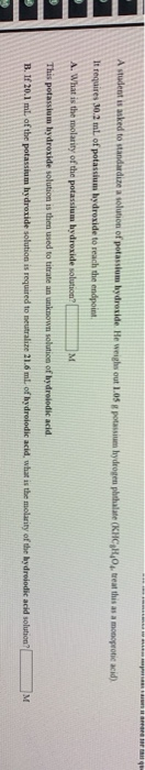 Solved An Aqueous Solution Of Hydrochloric Acid Is Chegg Com