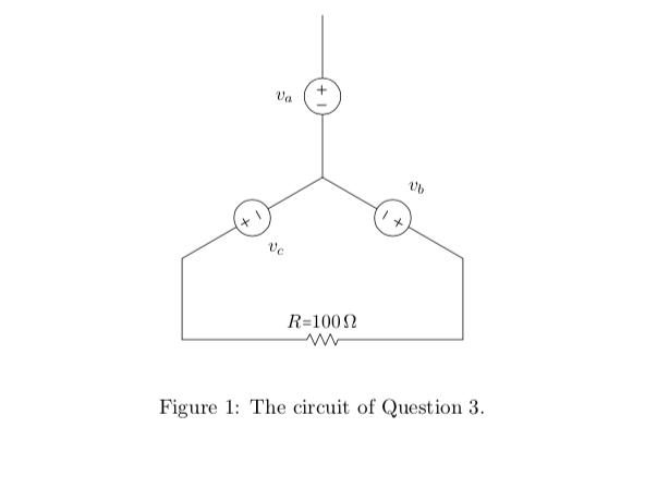 Solved A balanced three-phase source has line to neutral RMS | Chegg.com