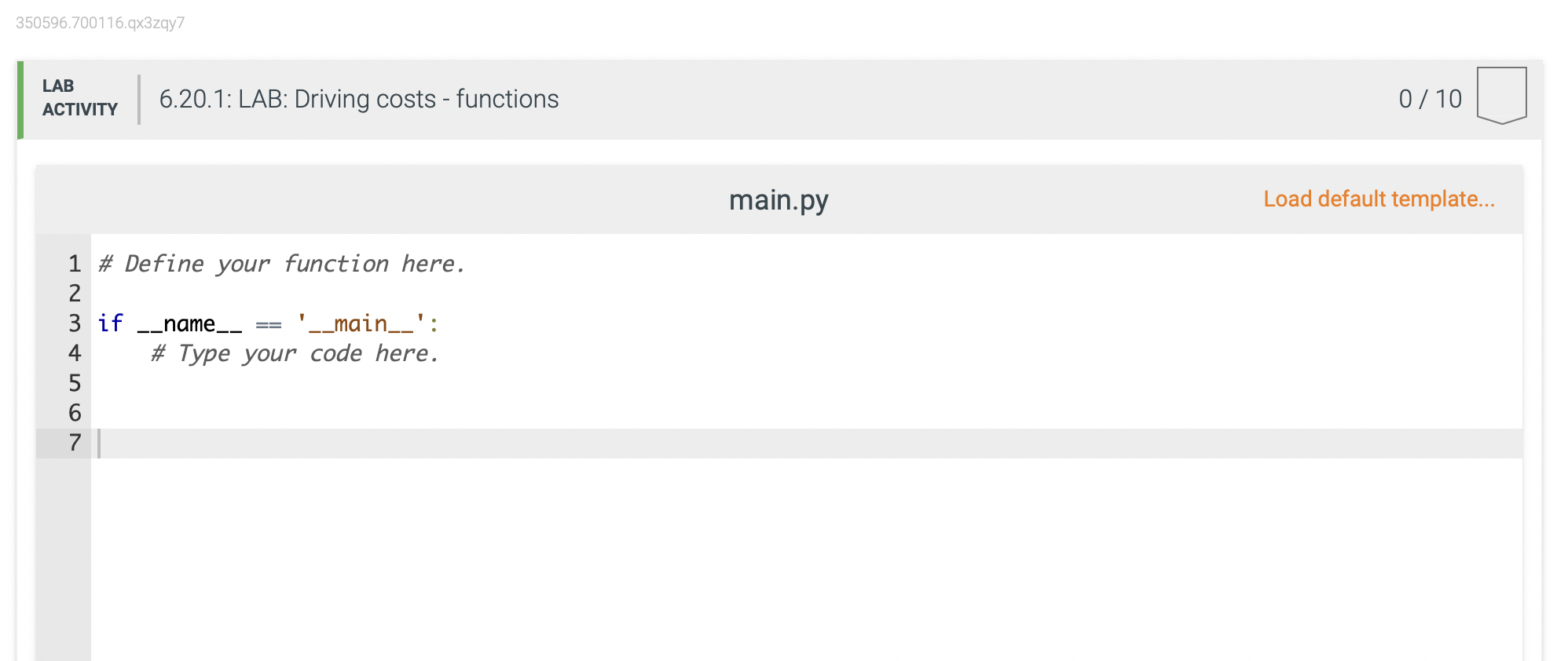 Solved 6.20 LAB: Driving costs - functions Driving is | Chegg.com