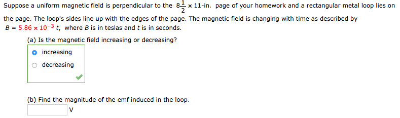 Solved Suppose a uniform magnetic field is perpendicular to | Chegg.com