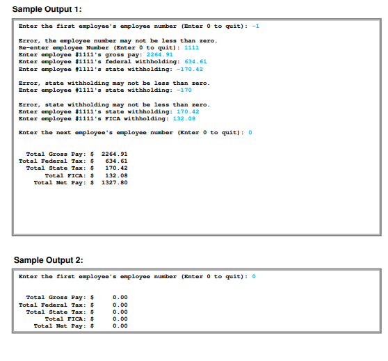 15. Payroll Report Write a program that displays a | Chegg.com