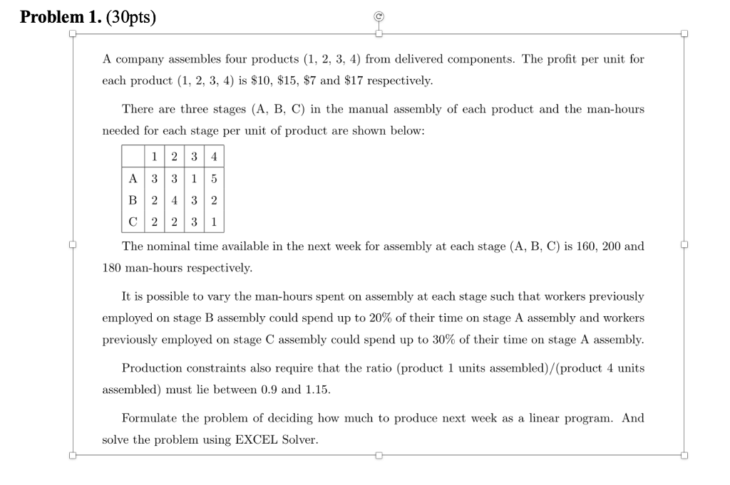 Solved Please solve this problem. A thumb up will be | Chegg.com