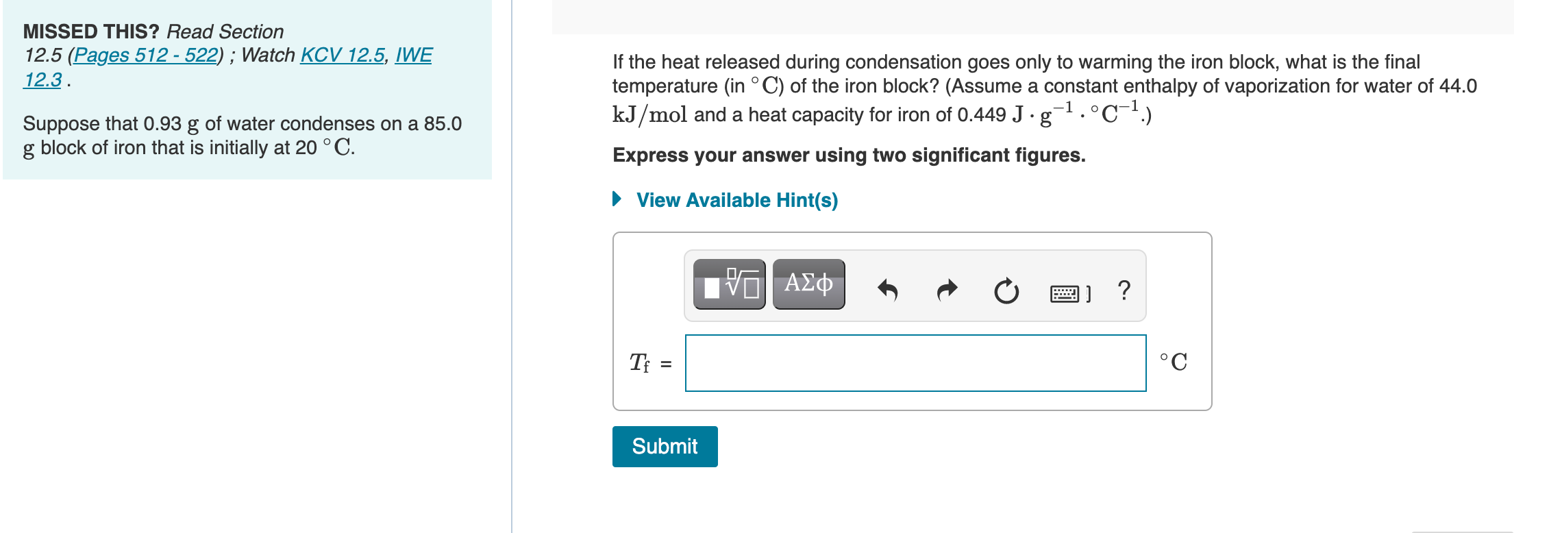 solved-if-the-heat-released-during-condensation-goes-only-to-chegg