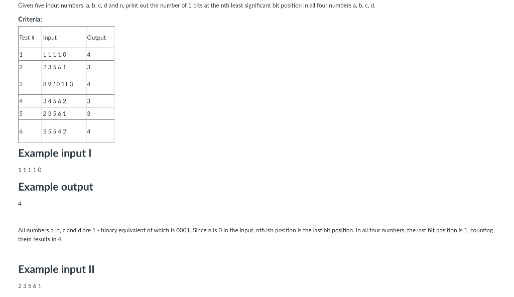 Solved Question 1 1 pts Using LSB O, what is the bit number | Chegg.com