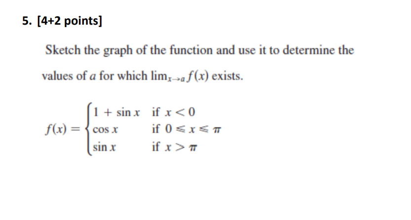 Solved Sketch the graph of the function and use it to | Chegg.com