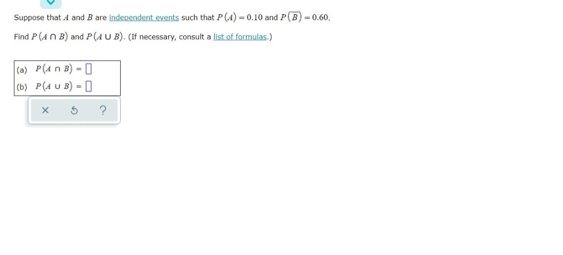 Solved Suppose That A And B Are Independent Events Such That | Chegg.com