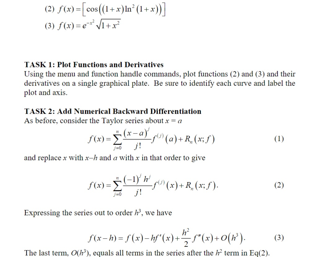 2 F X Cos 1 X Inº 1 X 3 F X E V1 Chegg Com
