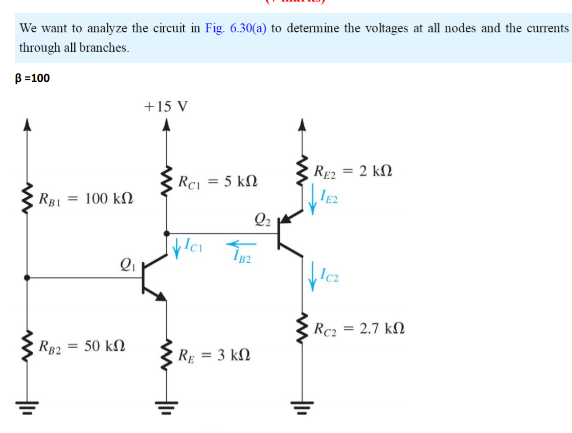 Solved We want to analyze the circuit in Fig. 6.30(a) to | Chegg.com