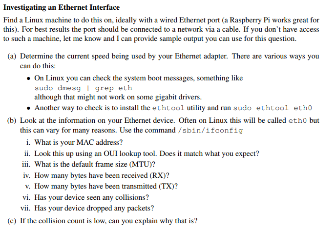 solved-investigating-an-ethernet-interface-find-a-linux-chegg