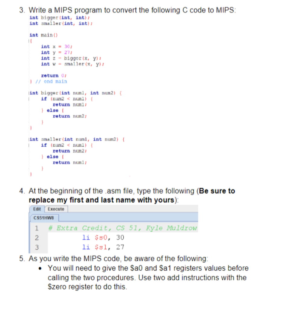 Solved 3. Write A MIPS Program To Convert The Following C | Chegg.com