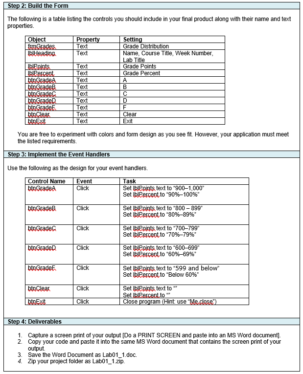 Solved Step 1: Program Description Below is Professor | Chegg.com