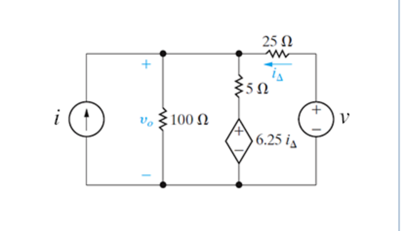 Solved a) Use the node-voltage method to find vo in | Chegg.com