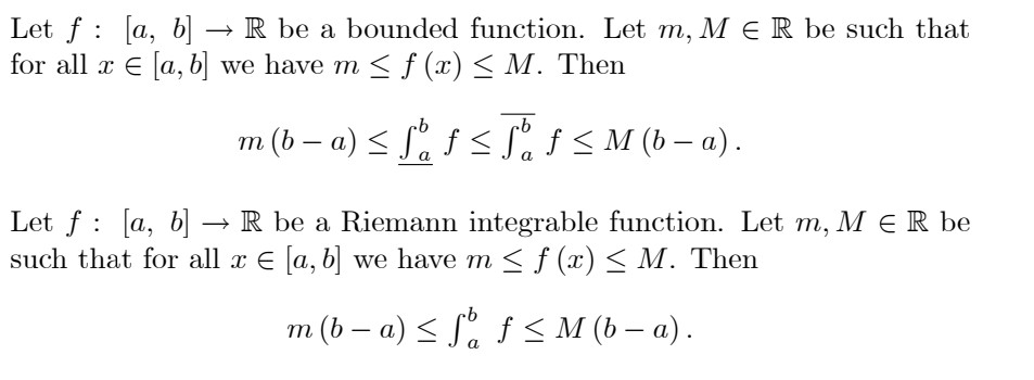 Solved Let F : [a, B] → R Be A Bounded Function. Let M, M ER | Chegg.com