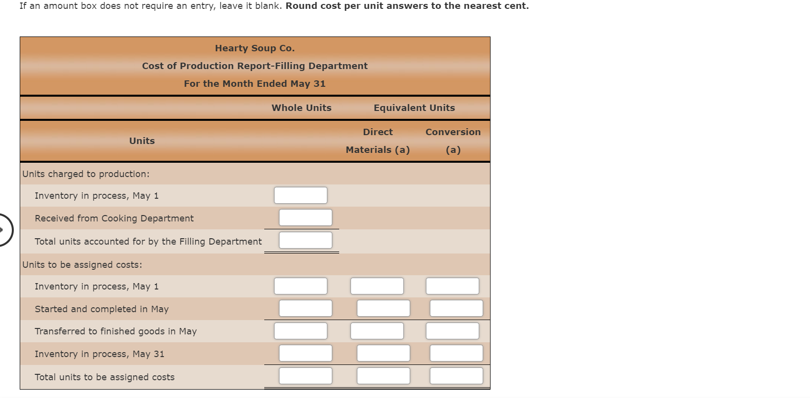 Work In Process Account Data For Two Months Cost Of 6304