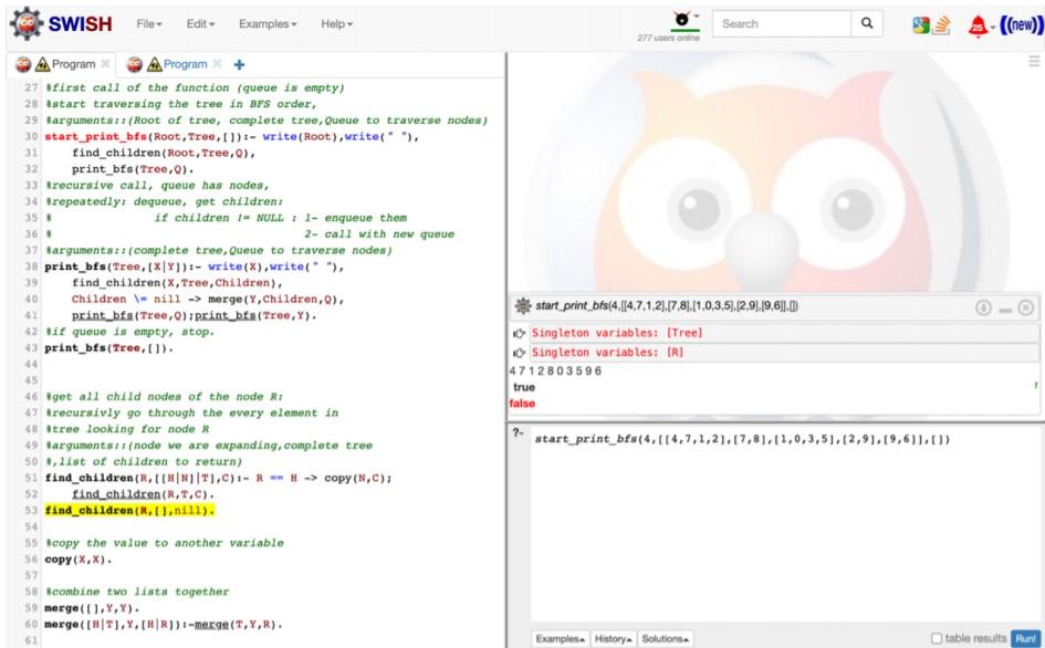 1) Implement the given Breadth First Search function | Chegg.com