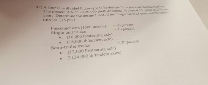 solved-a-four-lane-divided-highway-is-to-be-designed-to-chegg