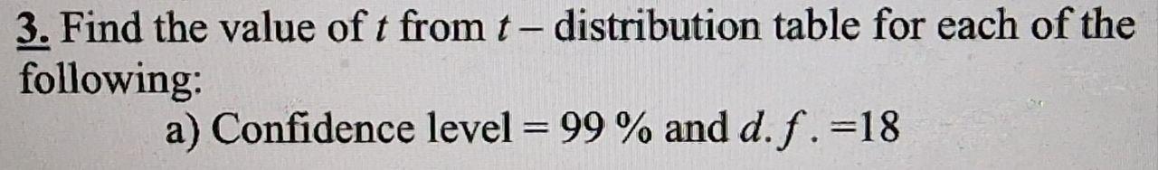 Solved 1. In Each Case, Find The Number B So That A) | Chegg.com