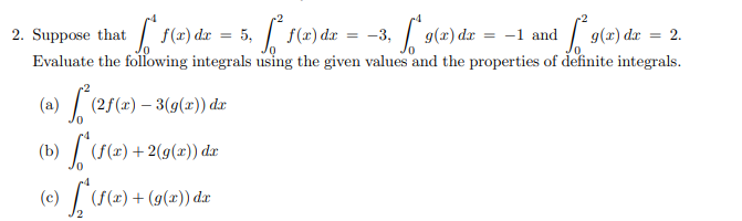 Solved Suppose that ∫13f(x)dx=−3. Find ∫44f(x)dx and