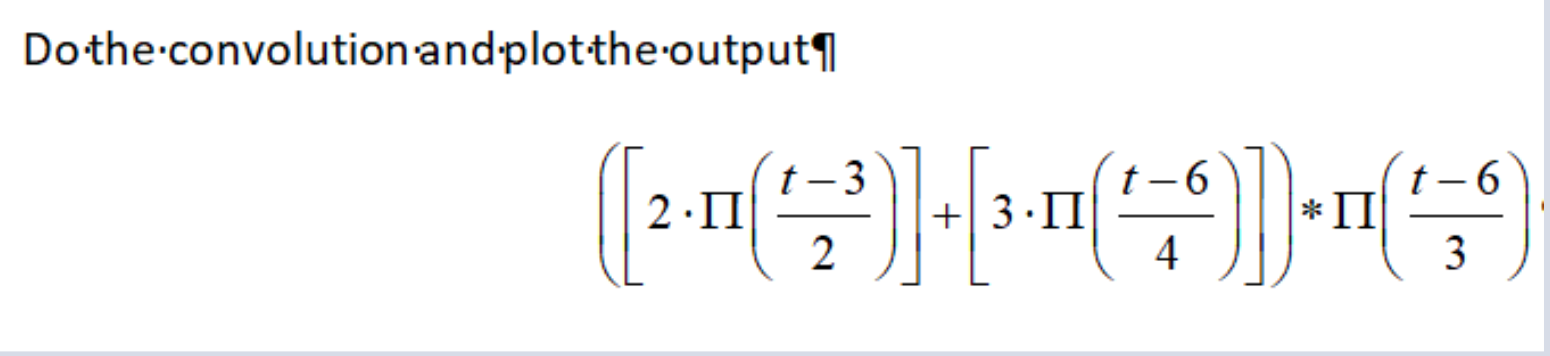 Solved Do the convolution and plot the output (2-1(2)] + | Chegg.com