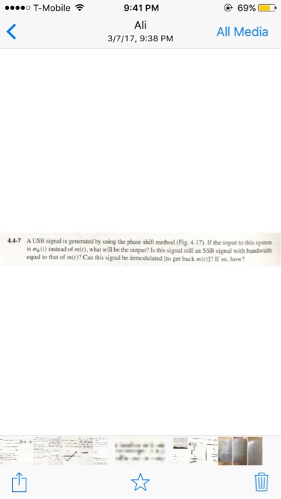 A USB signal is generated by using the phase shift | Chegg.com