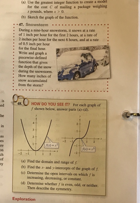 Solved model (a) Use the greatest integer function to create | Chegg.com