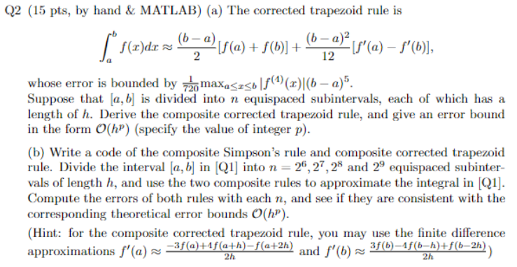 Solved f(x)=e−5xsinx1sinsinx112 (15 pts, by hand \& MATLAB) | Chegg.com