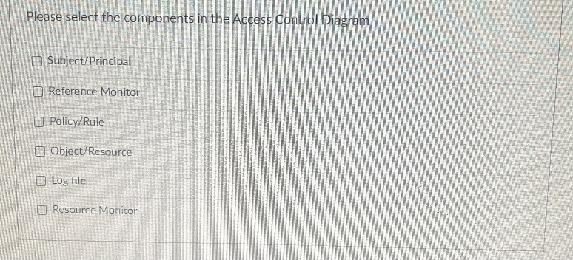 Solved QUESTION FIXEDPlease choose the correct options for | Chegg.com