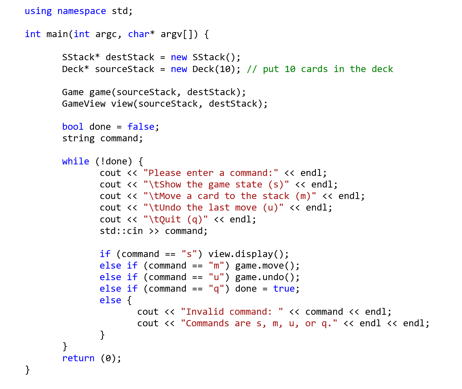 Solved The following class diagram specifies the classes you | Chegg.com