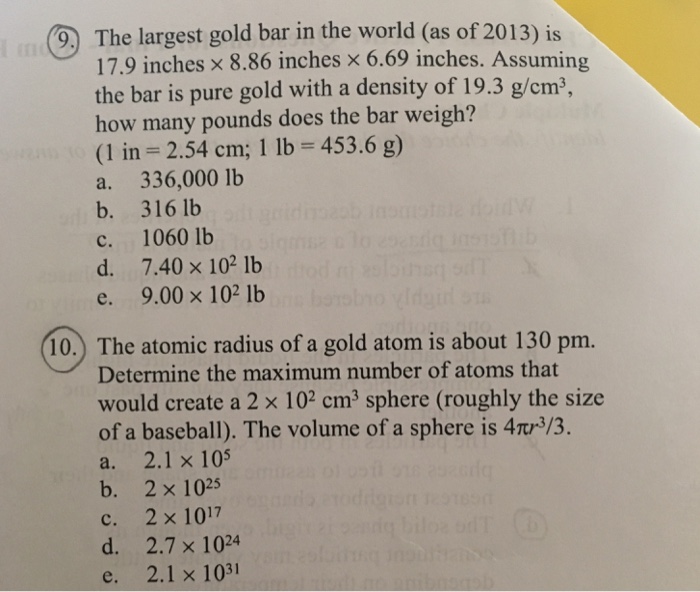Solved 8. The density of quartz is 165 lb/ft3. A clear