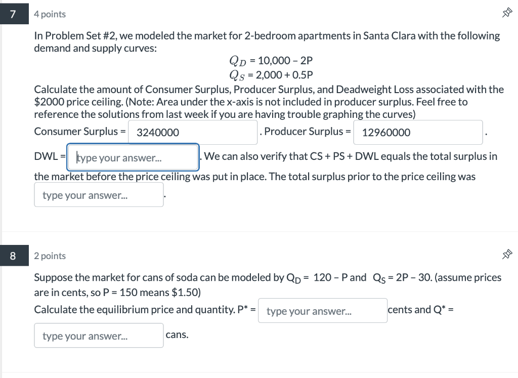 Solved In Problem Set \#2, We Modeled The Market For | Chegg.com