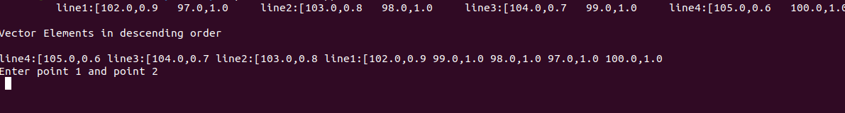 Solved Please correct this code for the given output in | Chegg.com