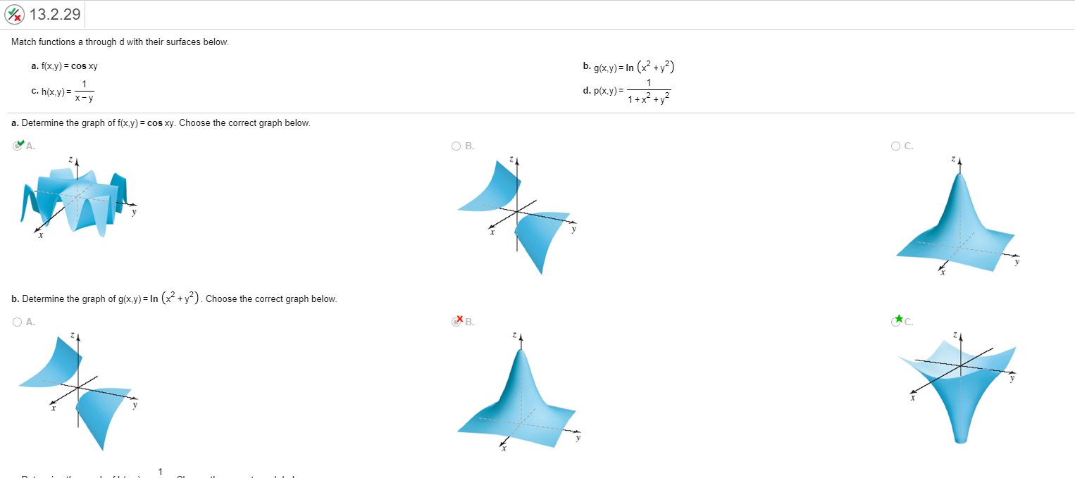 13 2 29 Match Functions A Through D With Their Chegg Com