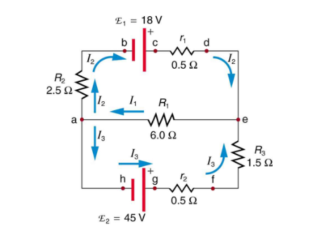 Solved Please find all the currents and voltages across each | Chegg.com