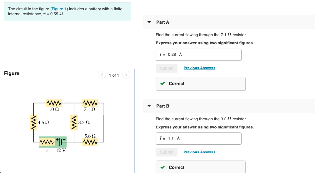Solved The circuit in the figure (Figure 1) includes a | Chegg.com