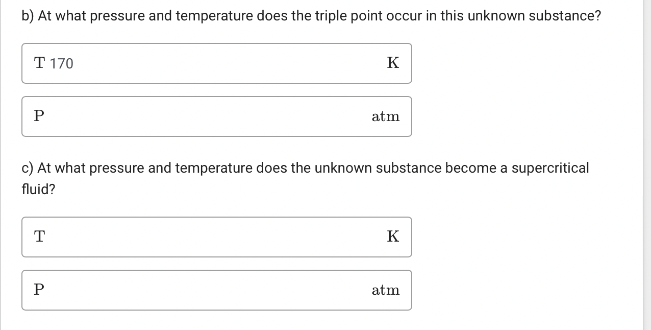 Solved Use the phase diagram for a pure unknown substance | Chegg.com