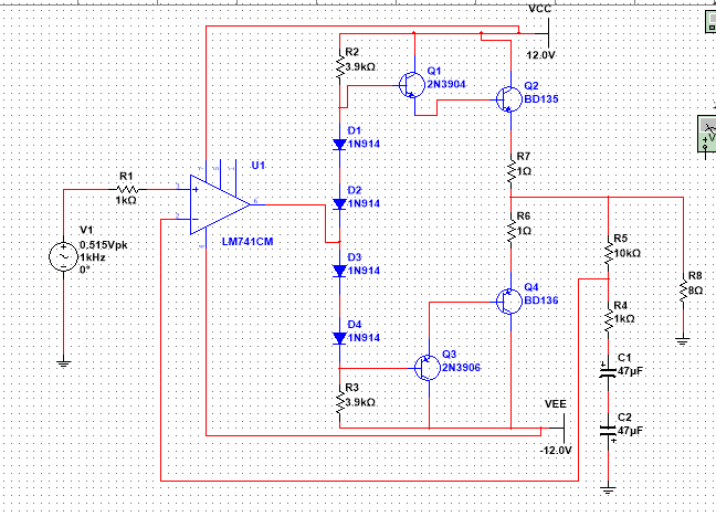 Solved Max current consumption Set VIN to 0.515 VPK1kHz and | Chegg.com