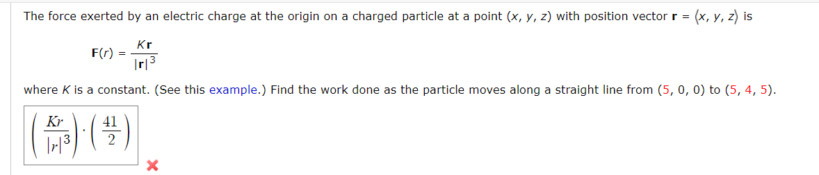 Solved EXAMPLE Suppose an electric charge Q is located at | Chegg.com