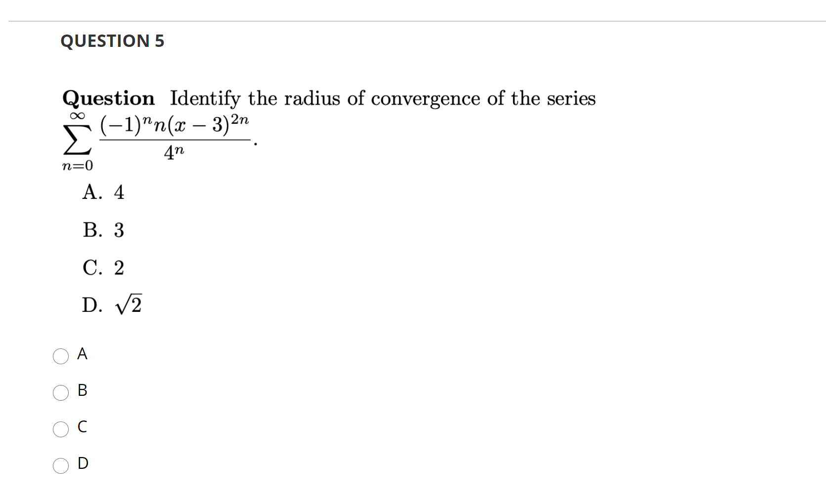 Solved Match each of the following series with the | Chegg.com