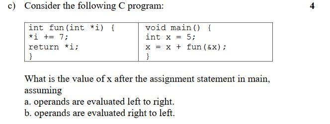 truth value assignment in c